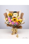 Graduation Beary Sunny Bouquet - AHB021