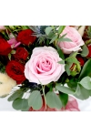 Red Pink Bridal Bouquet - AHB042