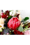 Red Pink Bridal Bouquet - AHB042