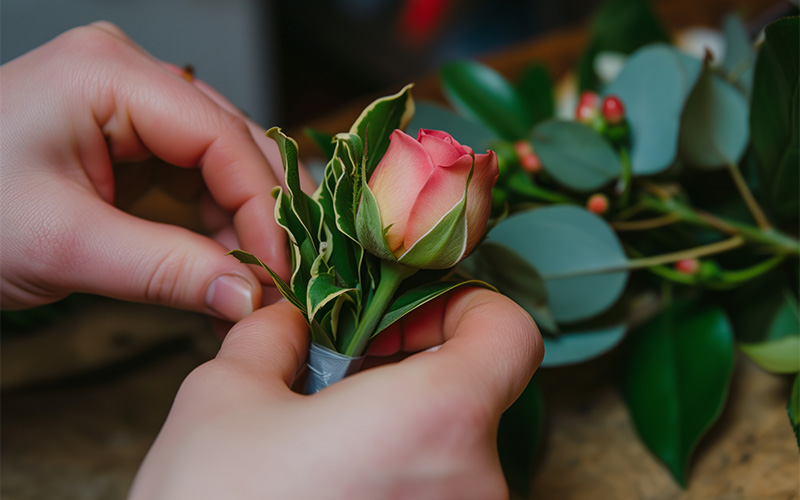 crafting-preserved-flower-boutonniere-wedding-keepsake